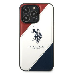 JAV Polo Assn byla Trispalvė įspausta iPhone 14 Pro Max – balta