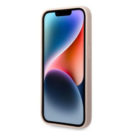 Karl Lagerfeld Silicone Karl&Choupette MagSafe dėklas iPhone 14 Pro - šviesiai rožinis