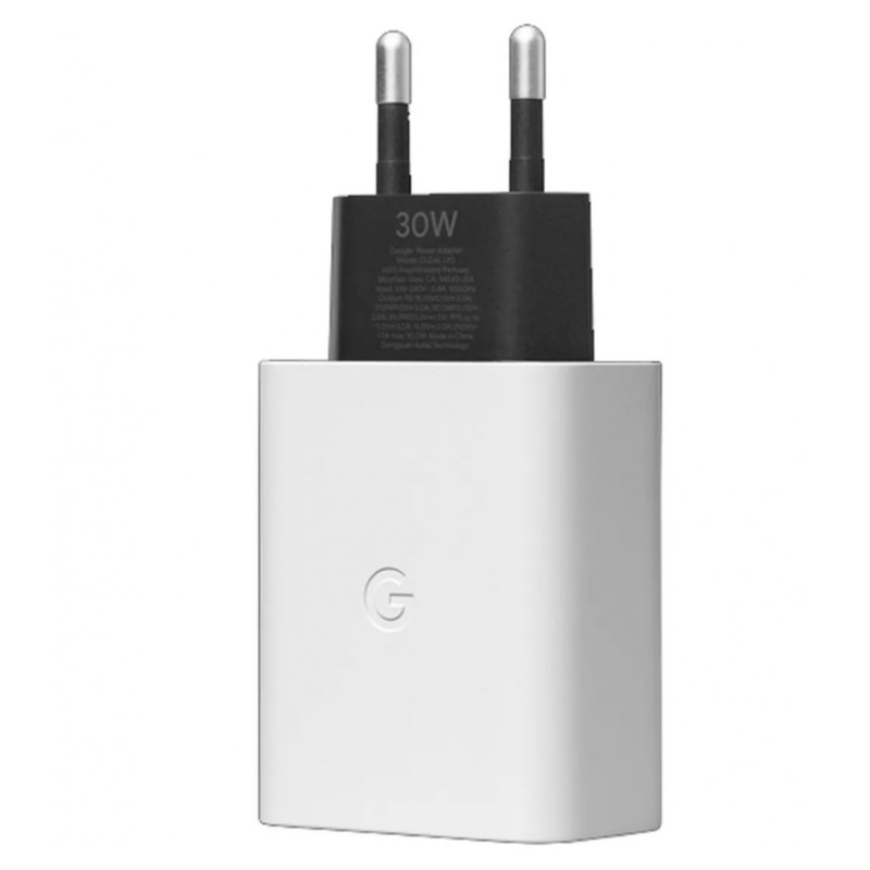 „Google Travel Charger“ greitas USB-C PD įkroviklis 30 W baltas (GA03502-EU)