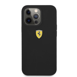 Ferrari Silicone MagSafe dėklas, skirtas iPhone 13 Pro / iPhone 13 - juodas