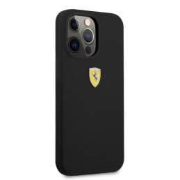 Ferrari Silicone MagSafe dėklas, skirtas iPhone 13 Pro / iPhone 13 - juodas