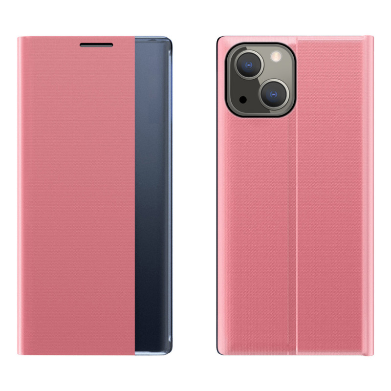 Sleep Case Smart Cover iPhone 13 mini rožinis