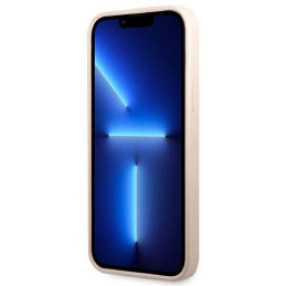Guess 4G Triangle Logo Cardslot dėklas, skirtas iPhone 13 Pro Max - rožinis
