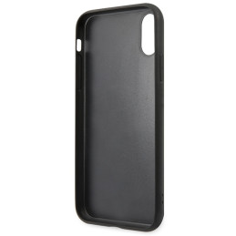 Karl Lagerfeld Saffiano Karl&Choupette Head dėklas iPhone XS Max - juodas