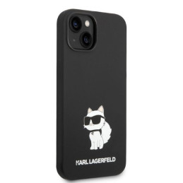 Karl Lagerfeld Silicone Choupette dėklas iPhone 14 Plus - juodas