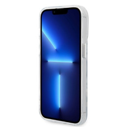 Karl Lagerfeld Iconic Karl&Choupette MagSafe dėklas, skirtas iPhone 14 Pro - skaidrus
