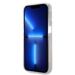 Guess 4G Print MagSafe dėklas, skirtas iPhone 14 Pro + indukcinis įkroviklis - rožinė