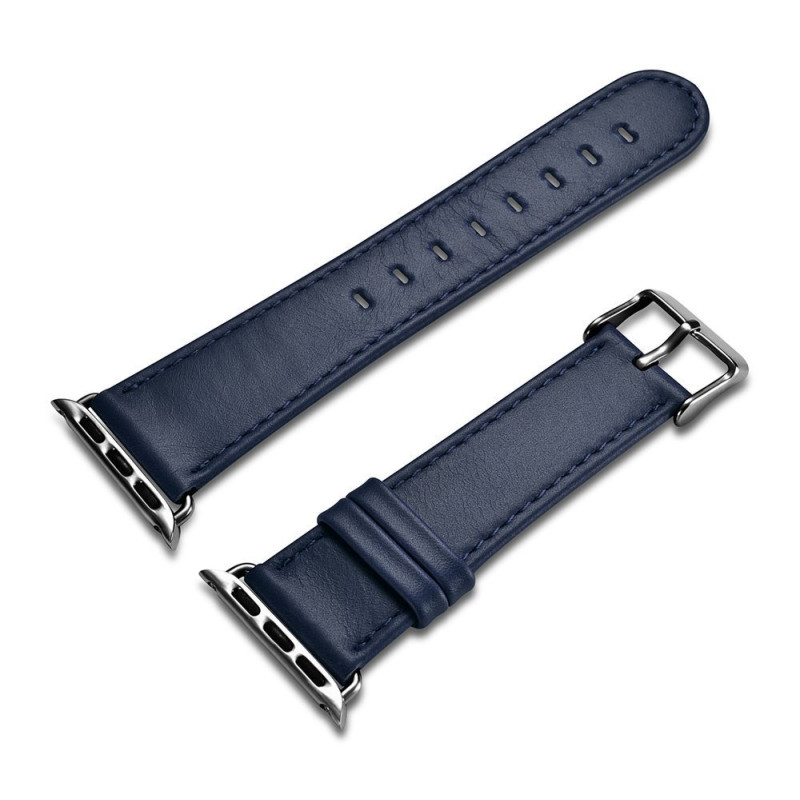 „iCarer Leather Vintage Band“ natūralios odos dirželis laikrodžiui 3 38 mm / 2 laikrodžiui 38 mm / laikrodžiui 1 38 mm t...