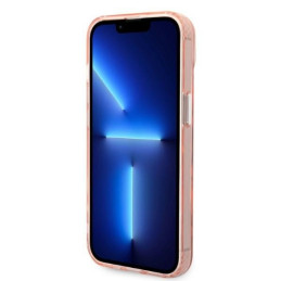 Karl Lagerfeld Iconic Karl&Choupette MagSafe dėklas iPhone 14 Plus - rožinis