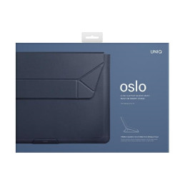 UNIQ Oslo dėklas 14" nešiojamam kompiuteriui - mėlynas