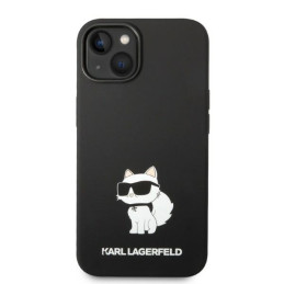 Karl Lagerfeld Silicone Choupette MagSafe dėklas iPhone 14 Plus - juodas