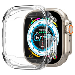Spigen Ultra Hybrid dėklas Apple Watch Ultra (49 mm) - skaidrus