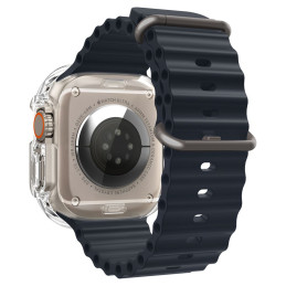 Spigen Ultra Hybrid dėklas Apple Watch Ultra (49 mm) - skaidrus