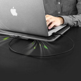 Ugreen USB – USB 2.0 laidas 480Mb/ s 1.5m juodas (US102)