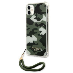 Guess Camo Collection dėklas, skirtas iPhone 11 / Xr - žalias