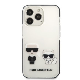 Karl Lagerfeld Karl&Choupette dėklas iPhone 13 Pro Max - baltas