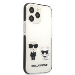 Karl Lagerfeld Karl&Choupette dėklas iPhone 13 Pro Max - baltas