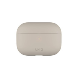Uniq Lino dėklas, skirtas AirPods Pro – smėlio spalvos