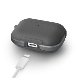 UNIQ Valencia dėklas, skirtas AirPods Pro – pilkas