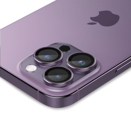 Spigen Glas.tR EZ Fit Optik Camera Protector iPhone 14 Pro / 14 Pro Max - violetinė 2 vnt.