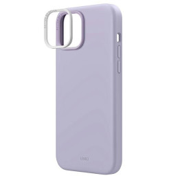 Uniq Lino dėklas iPhone 14 Plus - alyvinė