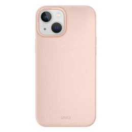 Uniq Lino dėklas iPhone 14 Plus - rožinis