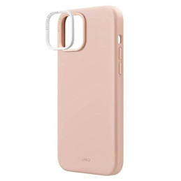 Uniq Lino dėklas iPhone 14 Plus - rožinis
