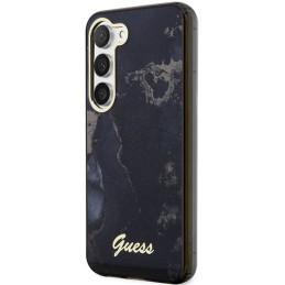 Guess Golden Marble Collection S23+ dėklas - juodas