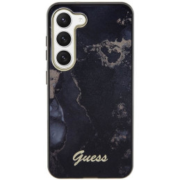 Guess Golden Marble Collection S23+ dėklas - juodas