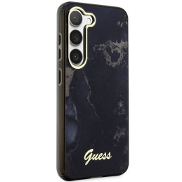 Guess Golden Marble Collection S23+ dėklas - juodas