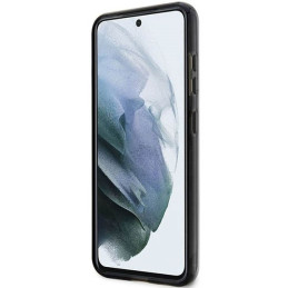 Guess Marble Collection dėklas, skirtas Samsung Galaxy S23 - juodas
