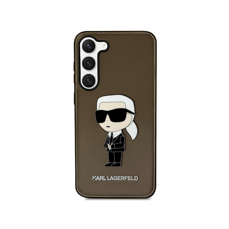 Karl Lagerfeld Ikonik Karl dėklas Samsung Galaxy S23+ - juodas