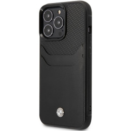 BMW odinis kortelių lizdo dėklas iPhone 14 Pro - juodas