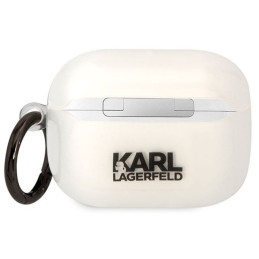 Karl Lagerfeld Ikonik Choupette dėklas, skirtas AirPods Pro - skaidrus