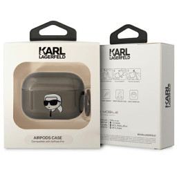 Karl Lagerfeld Karl& 39 s Head dėklas, skirtas AirPods Pro 2 – juodas