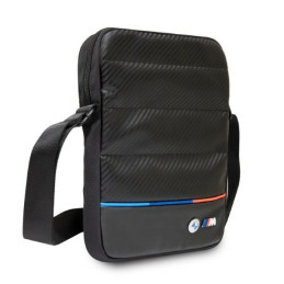 BMW Carbon&Nylon Tricolor krepšys 10" planšetei - juodas