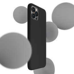 3mk silikoninis dėklas, skirtas iPhone 11 Pro Max – juodas