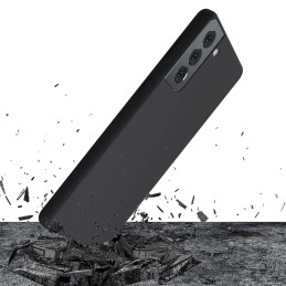 3mk silikoninis dėklas, skirtas Samsung Galaxy S21+ 5G – juodas