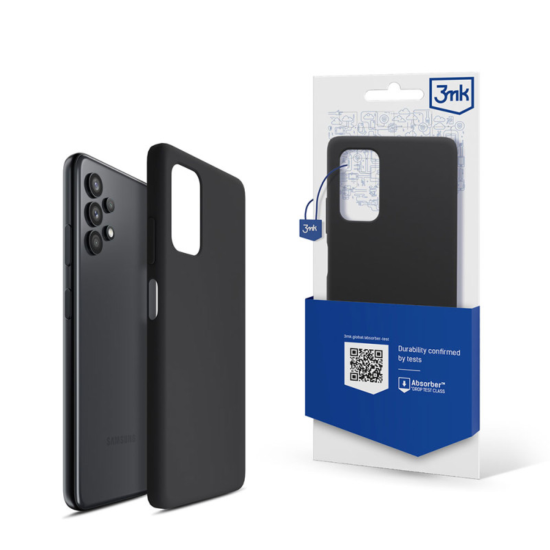 3mk silikoninis dėklas, skirtas Samsung Galaxy A32 5G – juodas