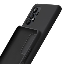 3mk silikoninis dėklas, skirtas Samsung Galaxy A32 5G – juodas