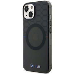 BMW Pattern MagSafe dėklas iPhone 14 - pilkas