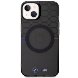 BMW Pattern MagSafe dėklas iPhone 14 - pilkas