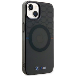 BMW Pattern MagSafe dėklas iPhone 14 - pilkas