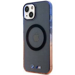 BMW Gradient Bumper MagSafe dėklas iPhone 14 - pilkas
