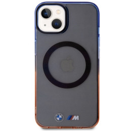 BMW Gradient Bumper MagSafe dėklas iPhone 14 - pilkas