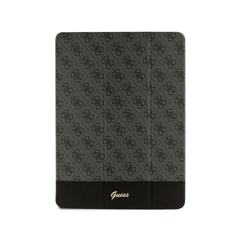 Guess 4G Stripe Allover dėklas iPad Pro 12,9" - juodas