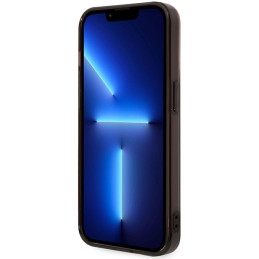 BMW IML Tricolor Stripe dėklas iPhone 14 Pro - juodas