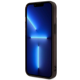 BMW IML Tricolor Stripe dėklas iPhone 14 - juodas