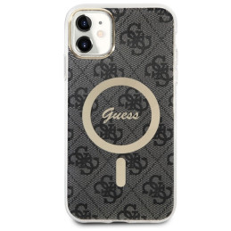 Guess 4G MagSafe dėklas iPhone 11 - juodas