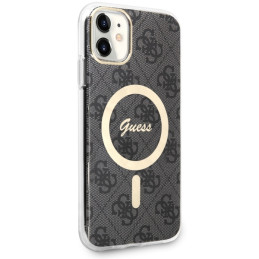 Guess 4G MagSafe dėklas iPhone 11 - juodas
